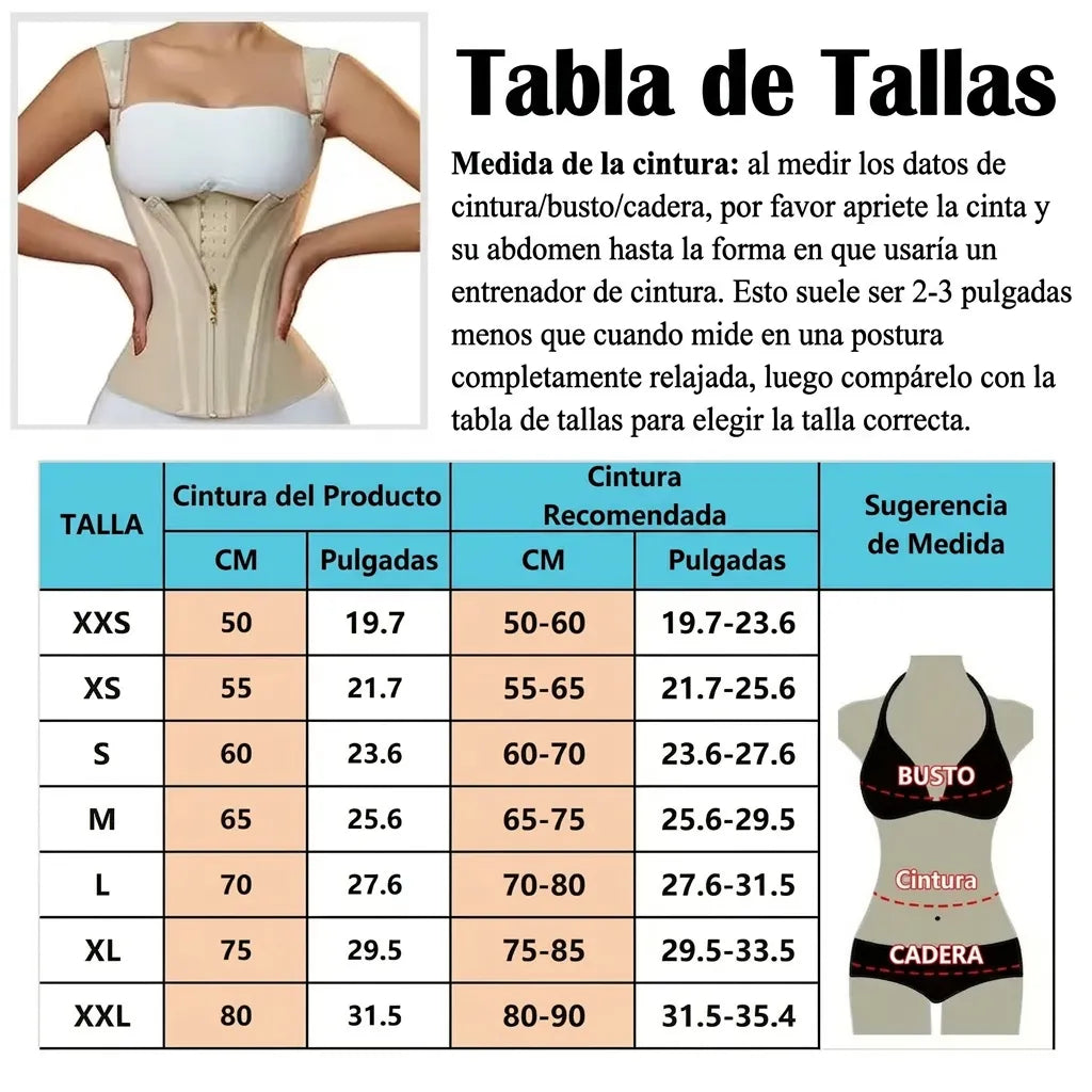 Chaleco Moldeador Extremo de 9 Varillas